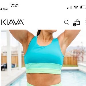 NWT in original packaging Kiava ombré bathing suit. Medium top and small bottom